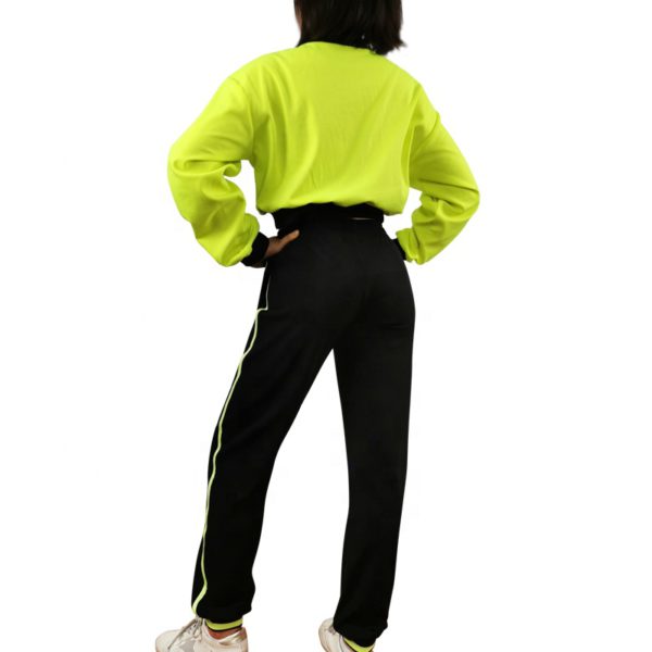 Fluorescent Green Free Size High Street Sport Suit - Image 2